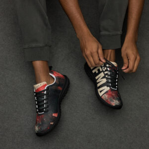 The Great Locomotive Chase 1926 Men's Athletic Shoes – Official SilverScrin Edition