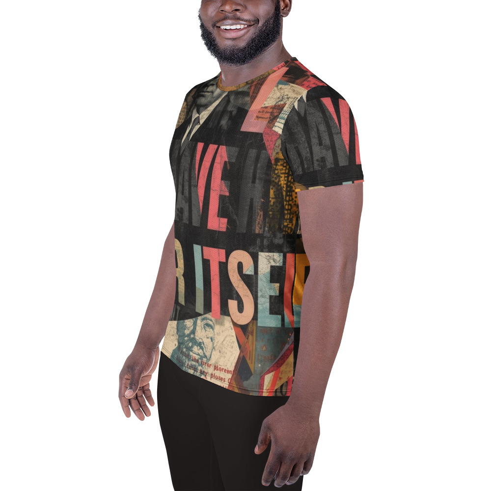 Fear Itself 1933 Newsreel Graphic Tee – Official SilverScrin Edition - Image 3