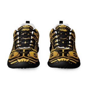 The Gold Rush 1925 Geometric Sneakers – Klondike Pattern Official SilverScrin Edition