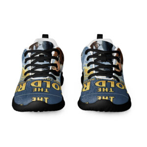 Title: The Gold Rush 1925 Poster Sneakers – Chilkoot Pass Official SilverScrin Edition